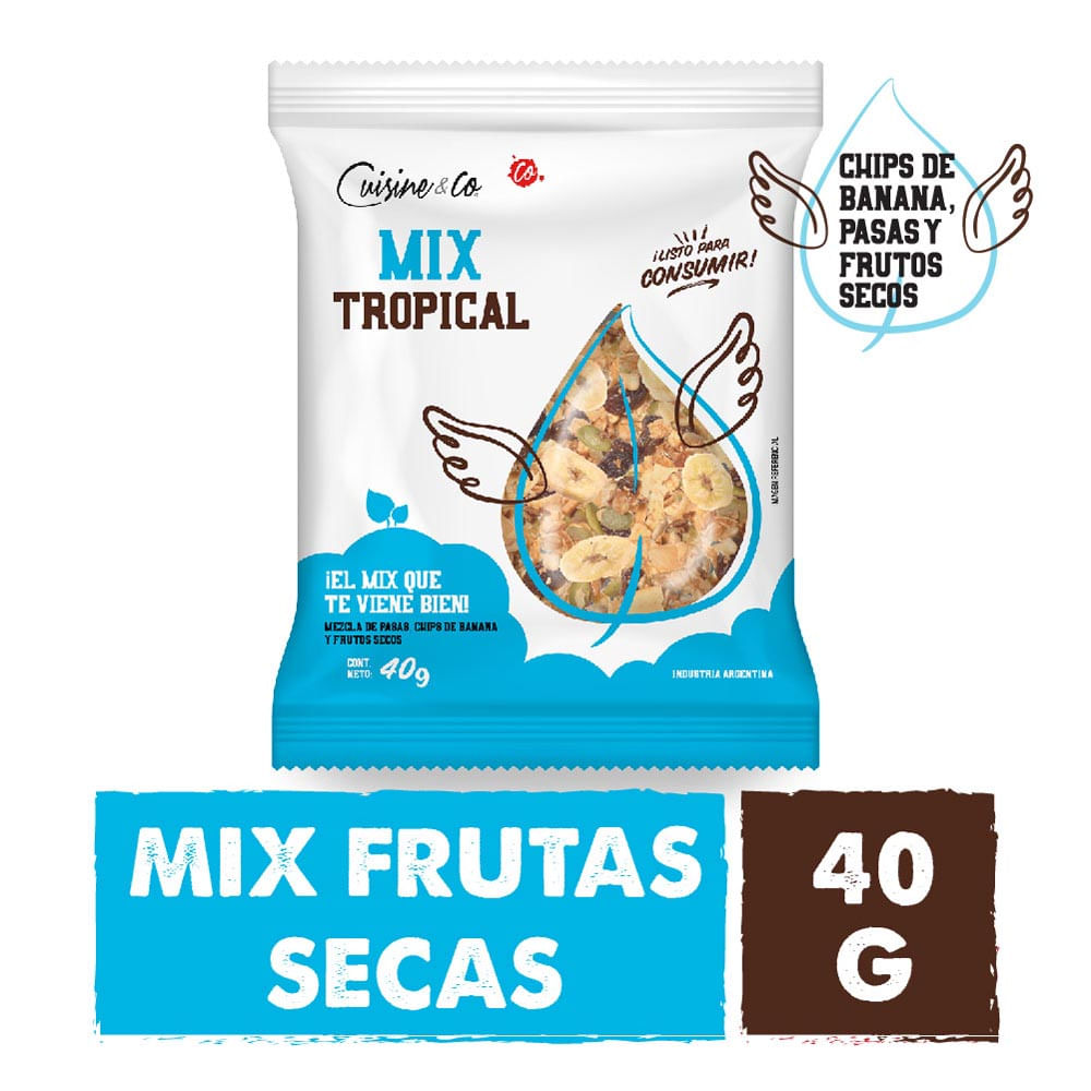 Mix Tropical Frutos Secos 40 Grs Cuisine & Co