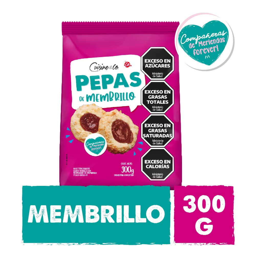 Pepas De Membrillo 300 Gr Cuisine & Co