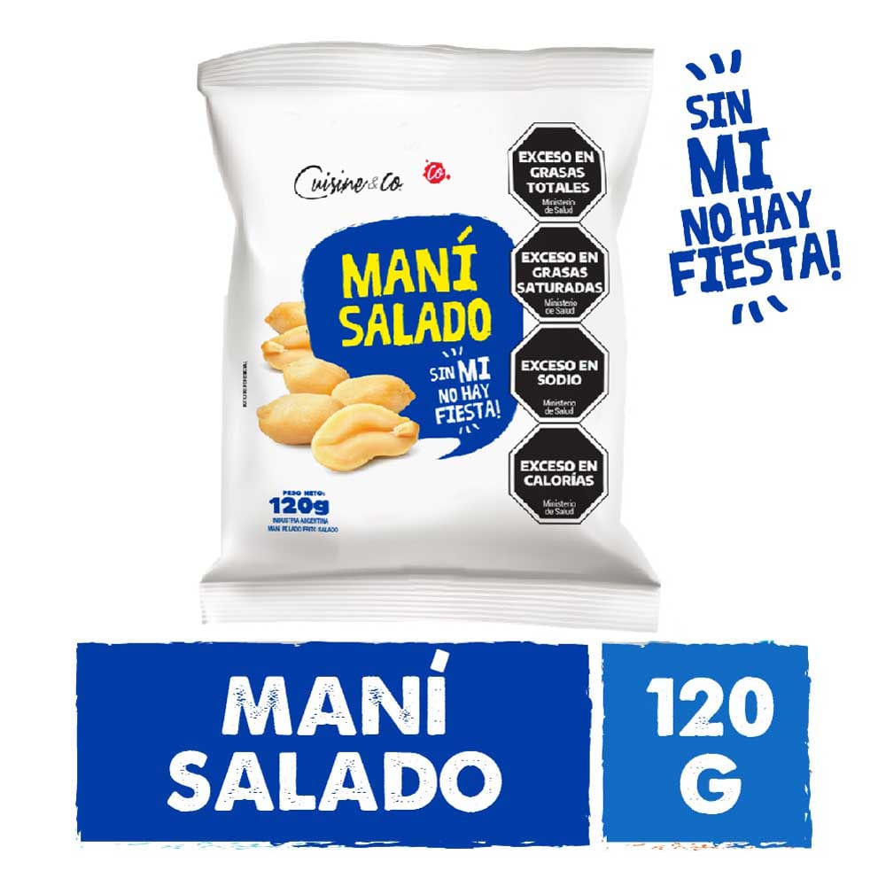Maní Salado 120 Grs Cuisine & Co