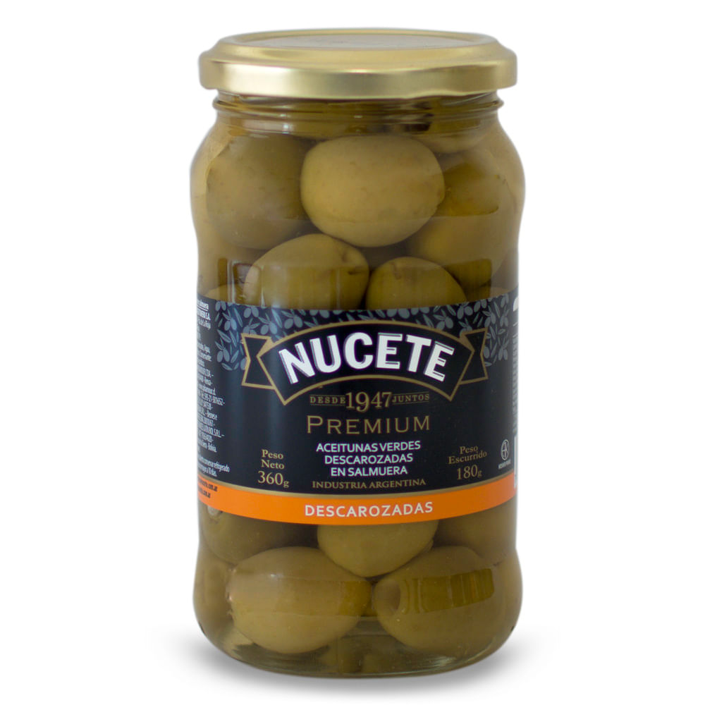Aceitunas Descarozadas 180 Grs Nucete