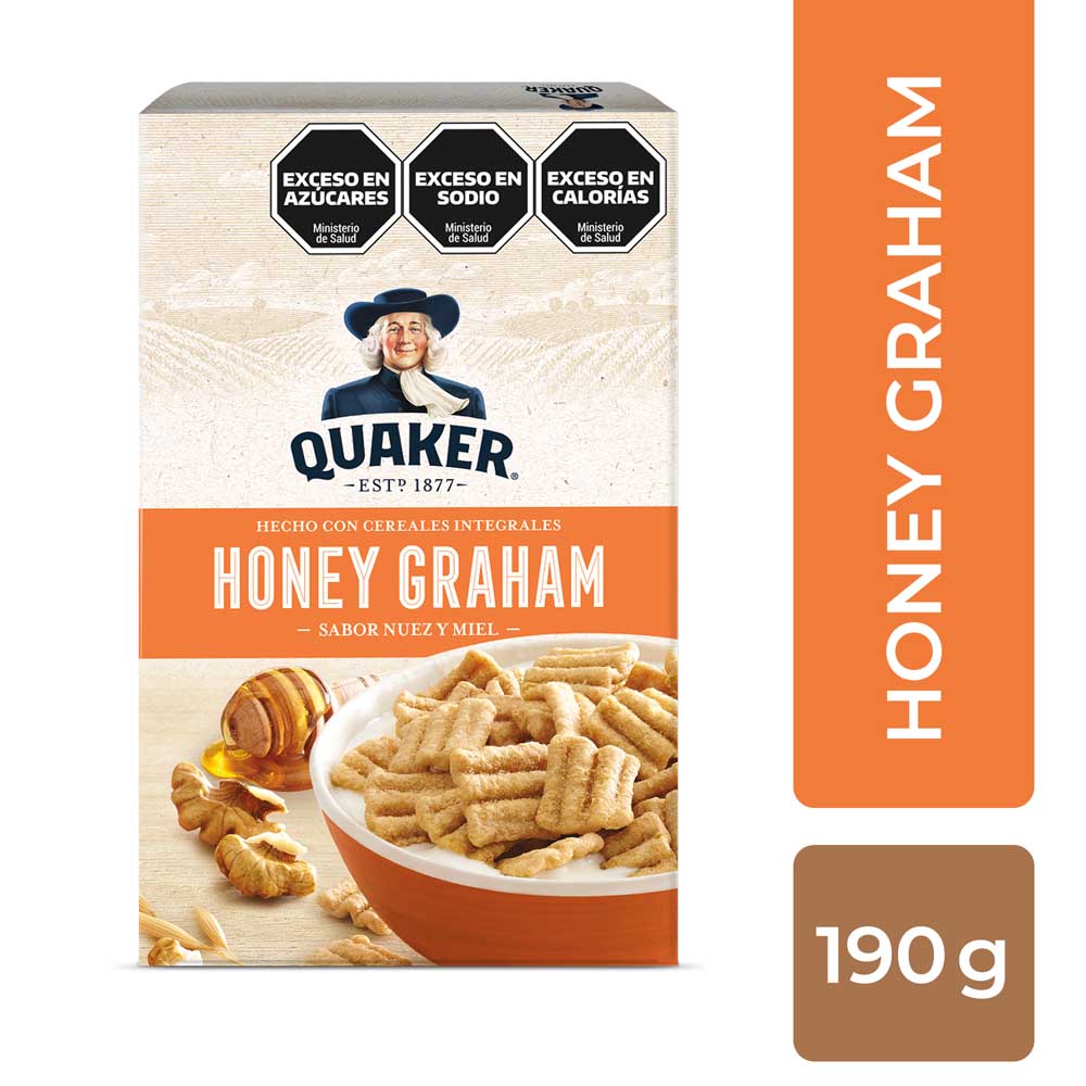Cereales Quaker Honey Graham Nuez Y Miel 190 G