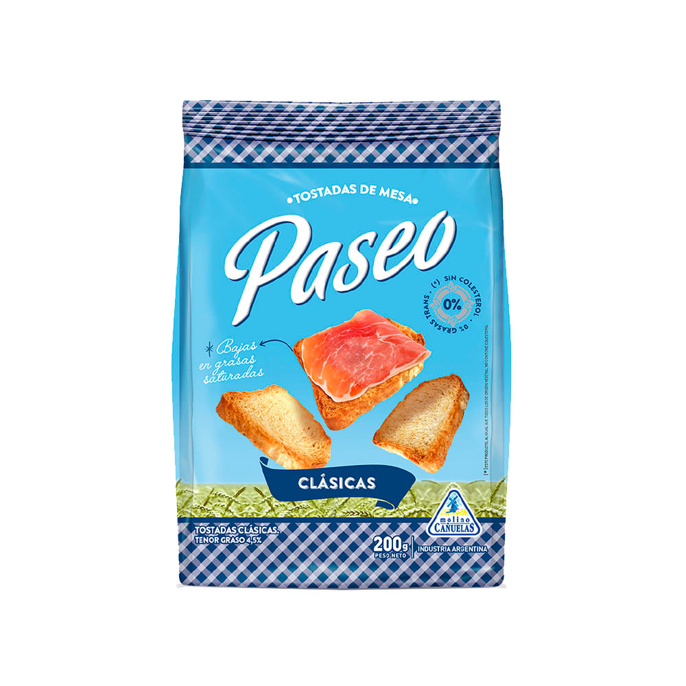 Tostadas Clasicas X 200 Gr Paseo