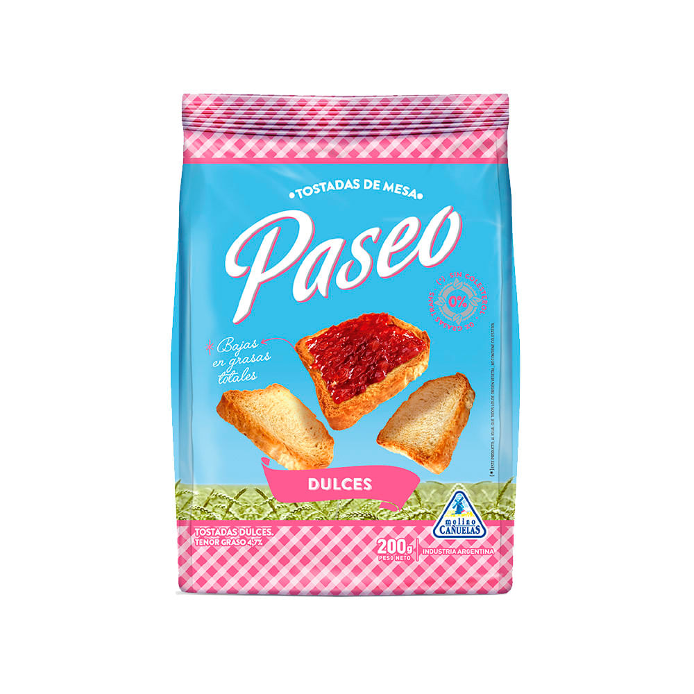 Tostadas Dulces Paseo 12x200g