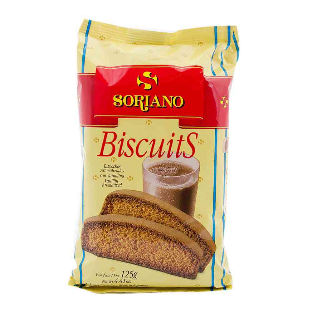 Galletitas Sabor Vainilla 125 Grs Soriano