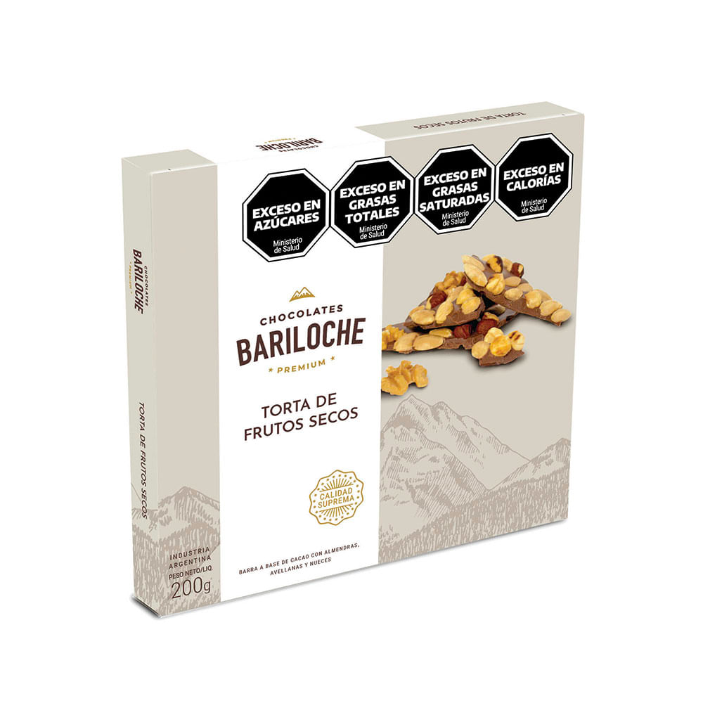 Torta De Frutos Secos Bariloche X 200 Gr