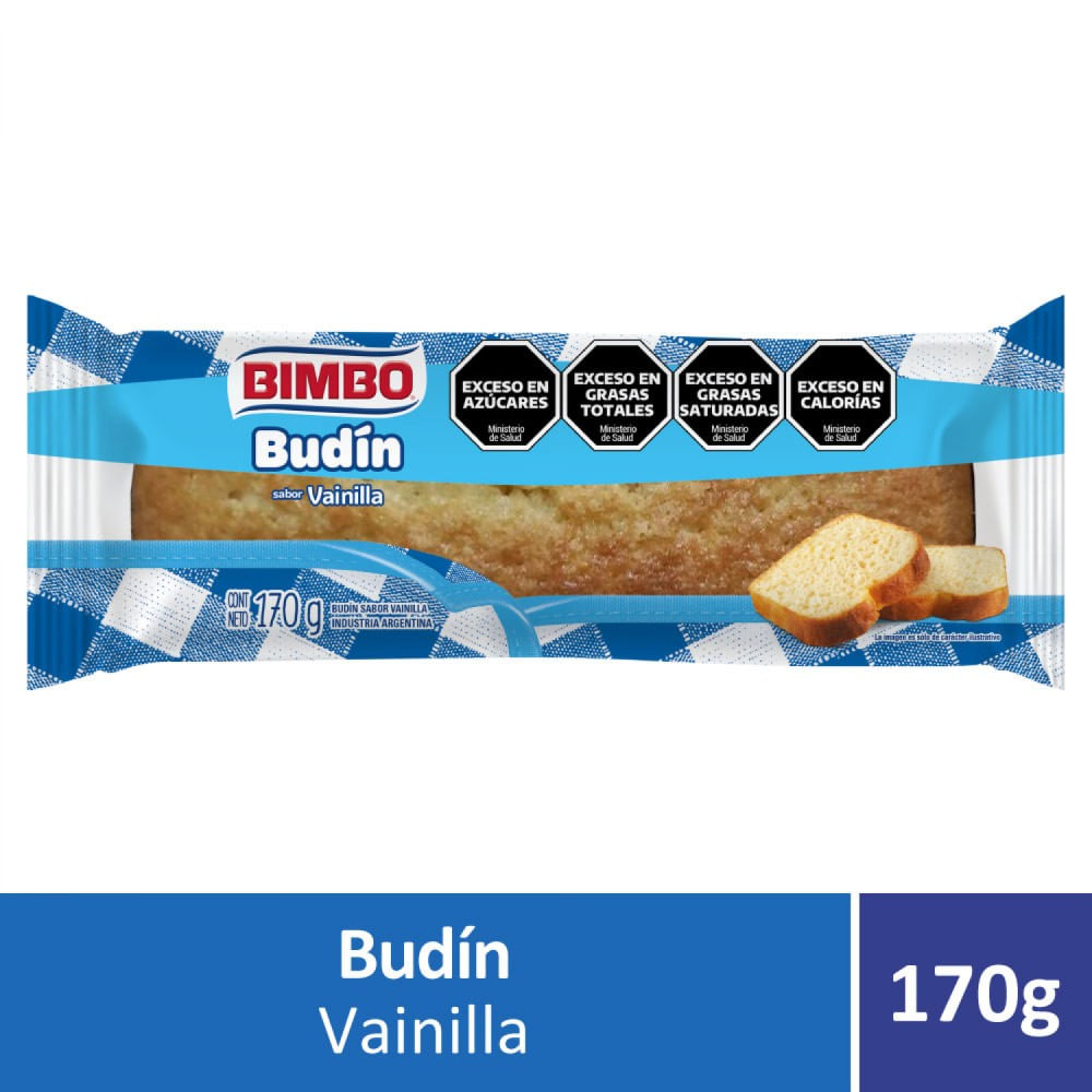 Budín Sabor Vainilla 170 Grs Bimbo