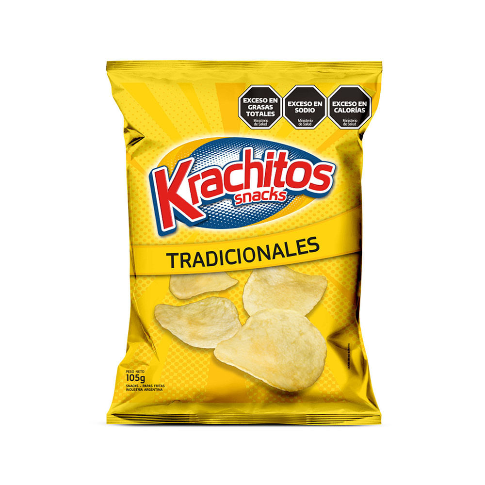 Papas Fritas Sabor Tradicional 105 Grs Krach-itos