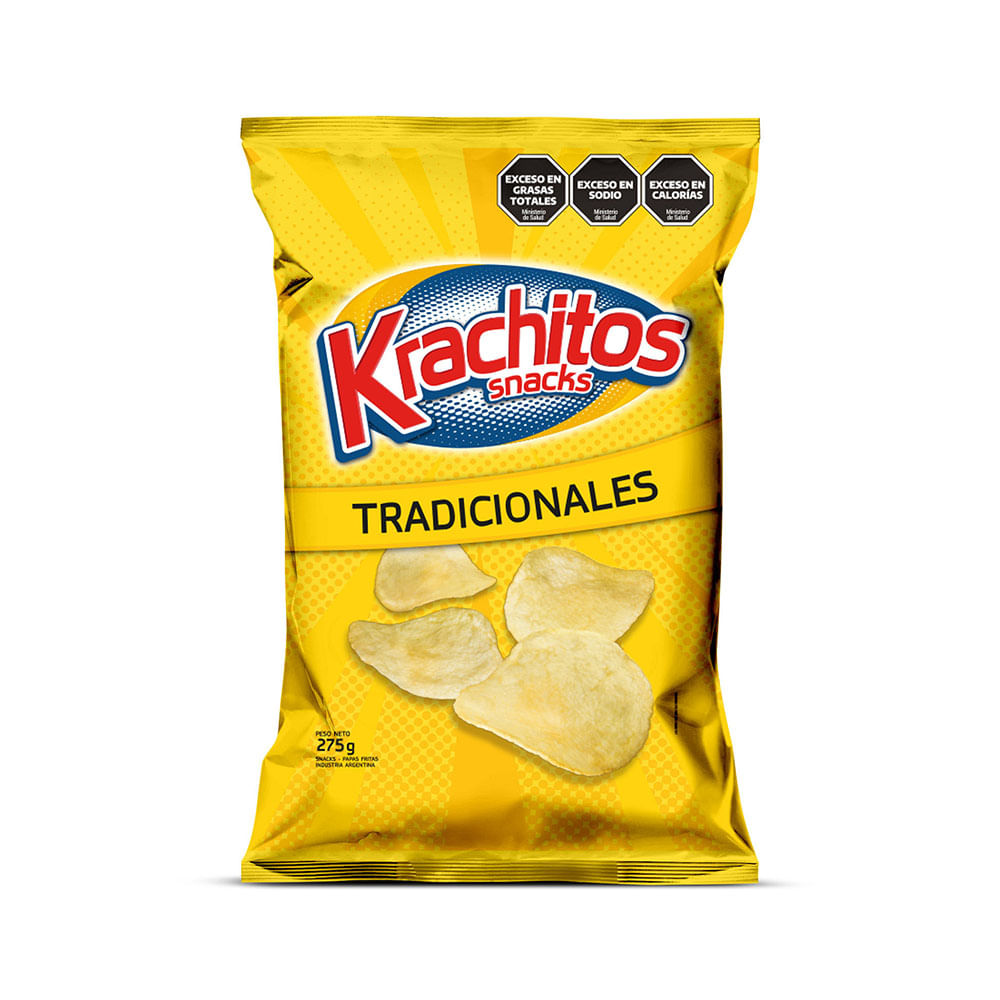 Papas Fritas Sabor Tradicional 275 Grs Krach-itos