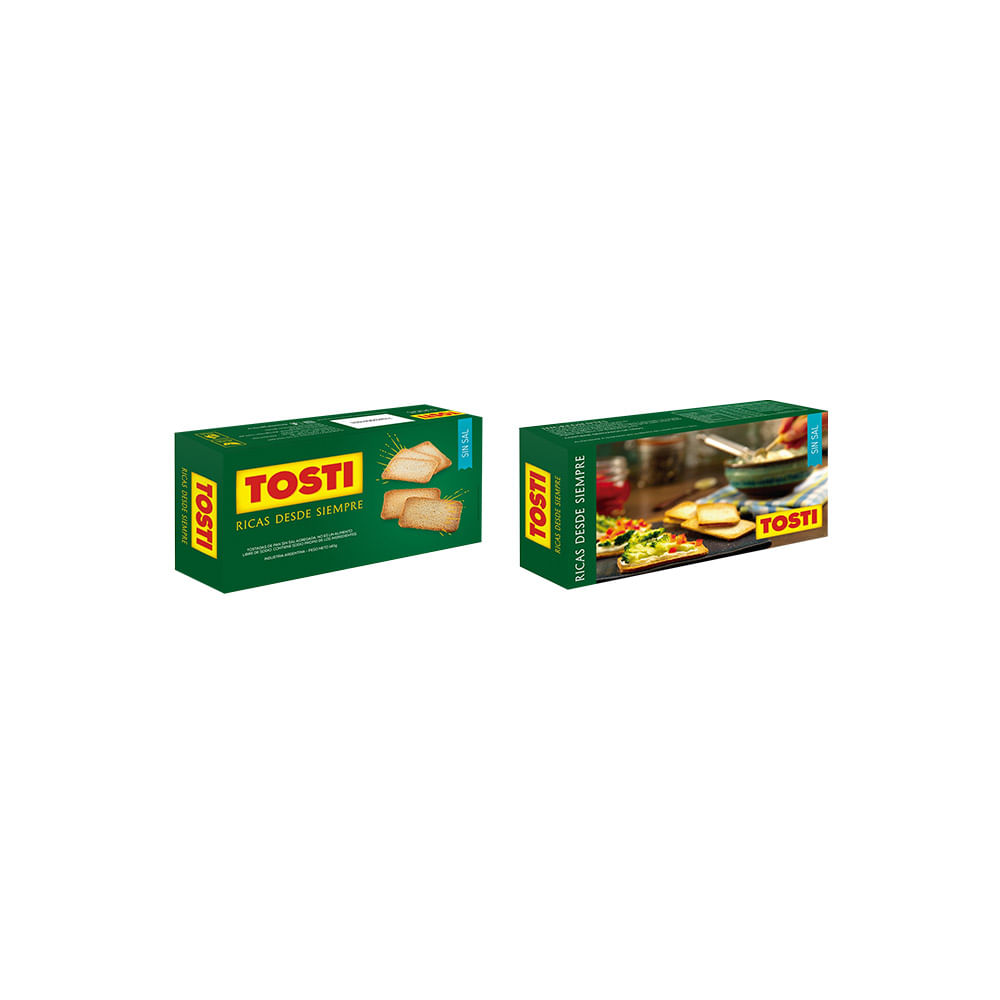 Tostadas Sin Sal 140 Grs Tosti