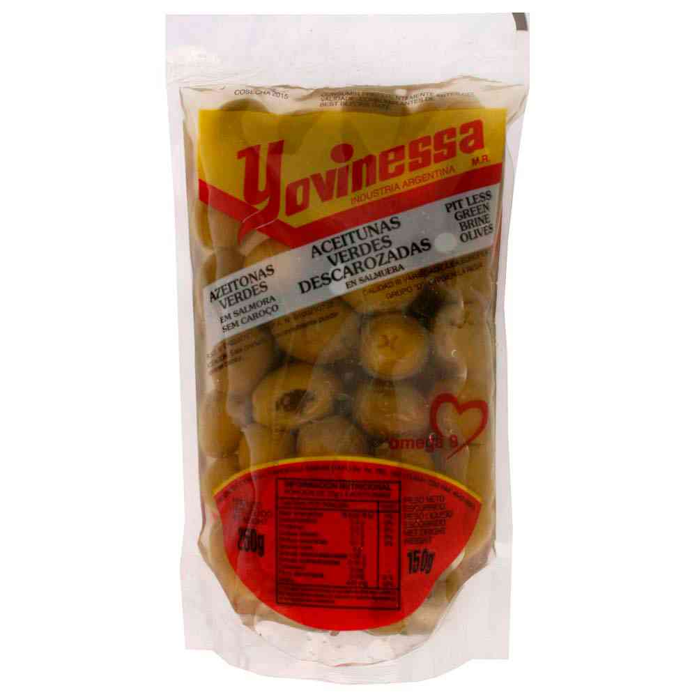 Aceitunas Yovinessa Descarozadas 250 Gr