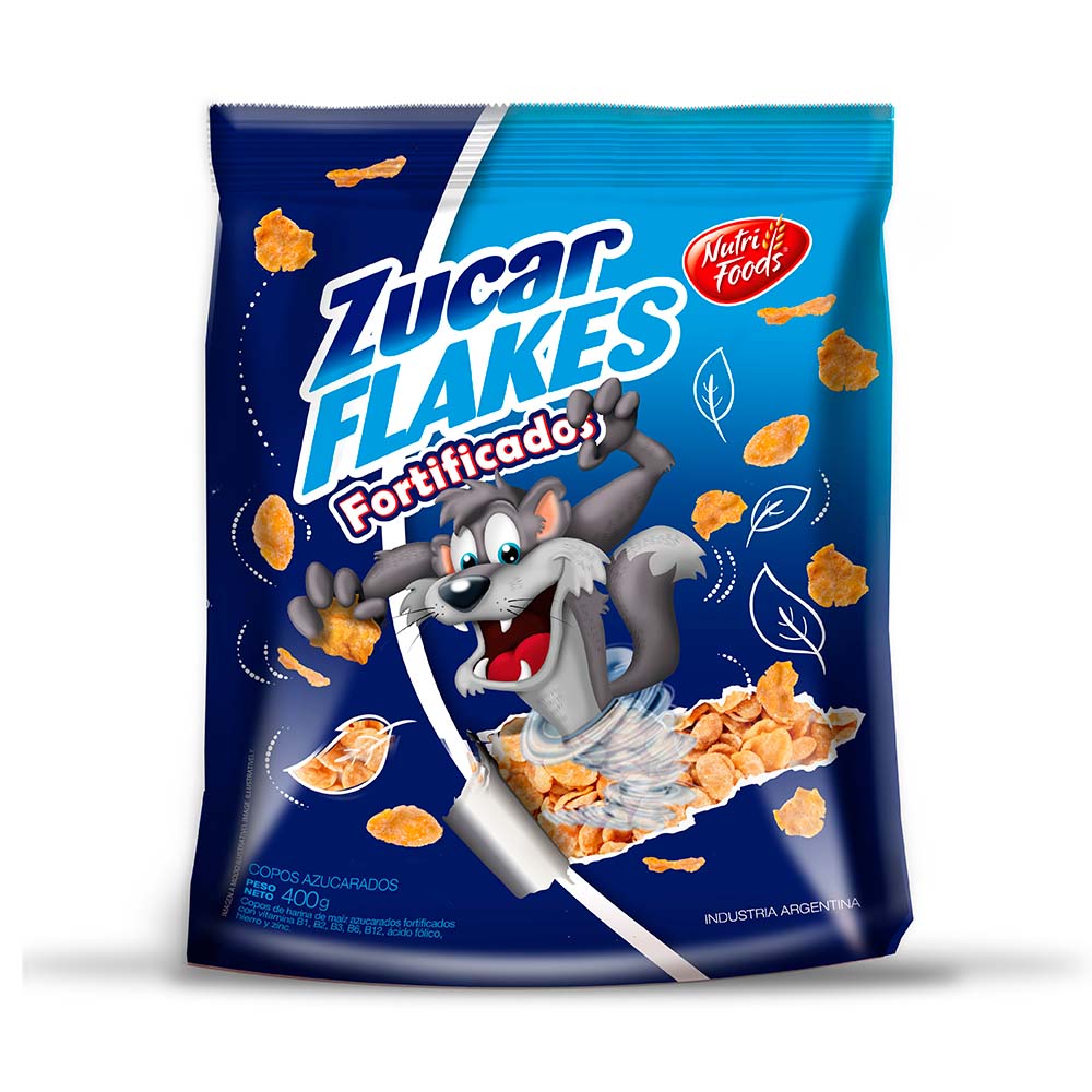 Cereales Zucar Flakes Nutrifoods 400 Gr