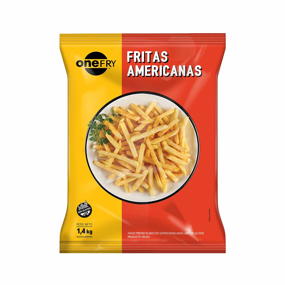 Papas Fritas Bastón Tradicional 1400 Grs One Fry