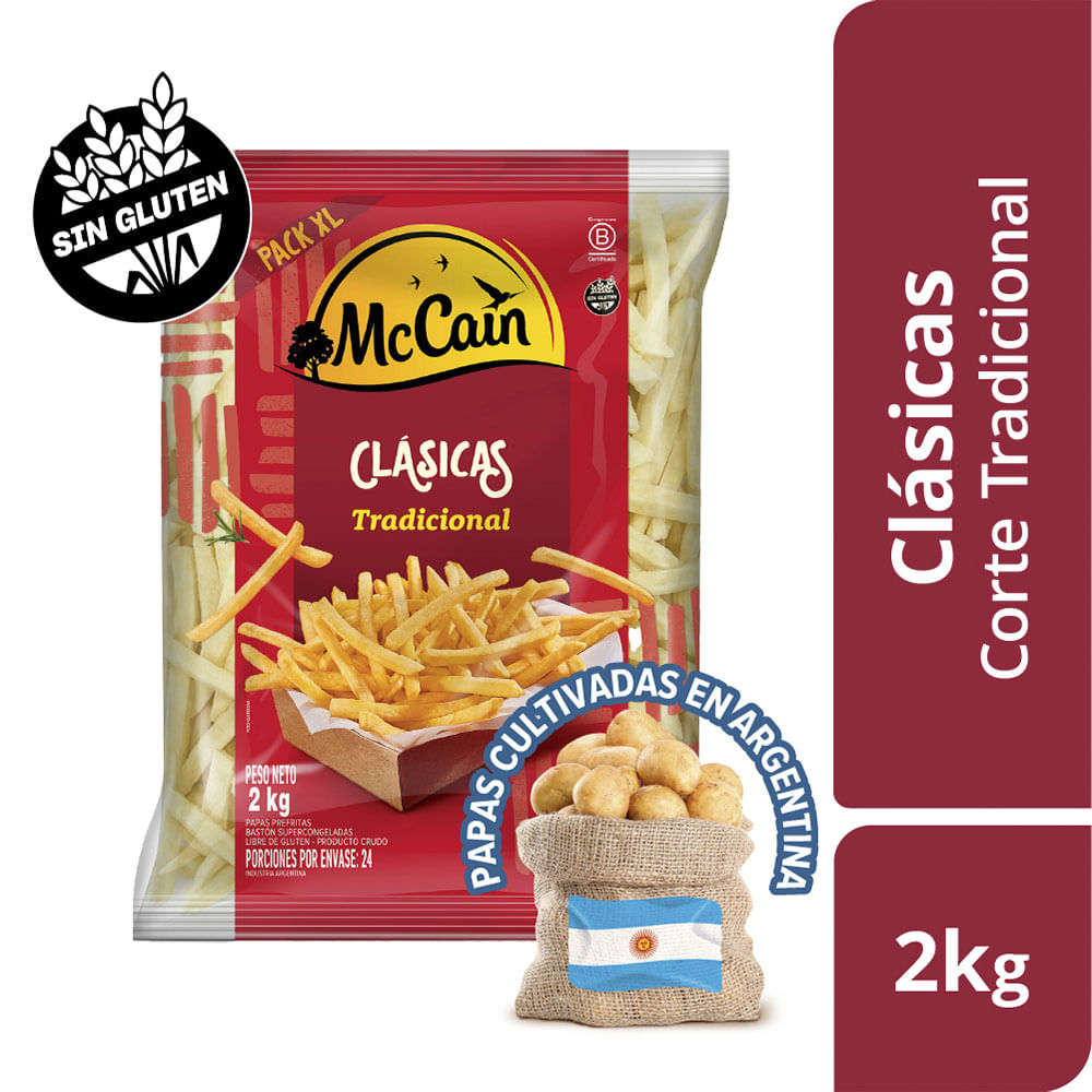 Papas Fritas Tradicionales 2 Kg Mc Cain