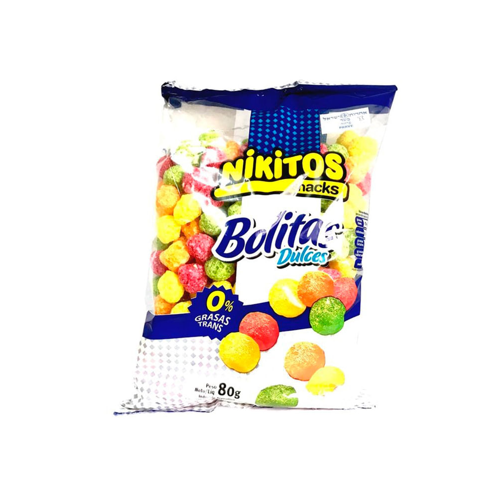 Bolitas Dulces Nikitos 80 Gr
