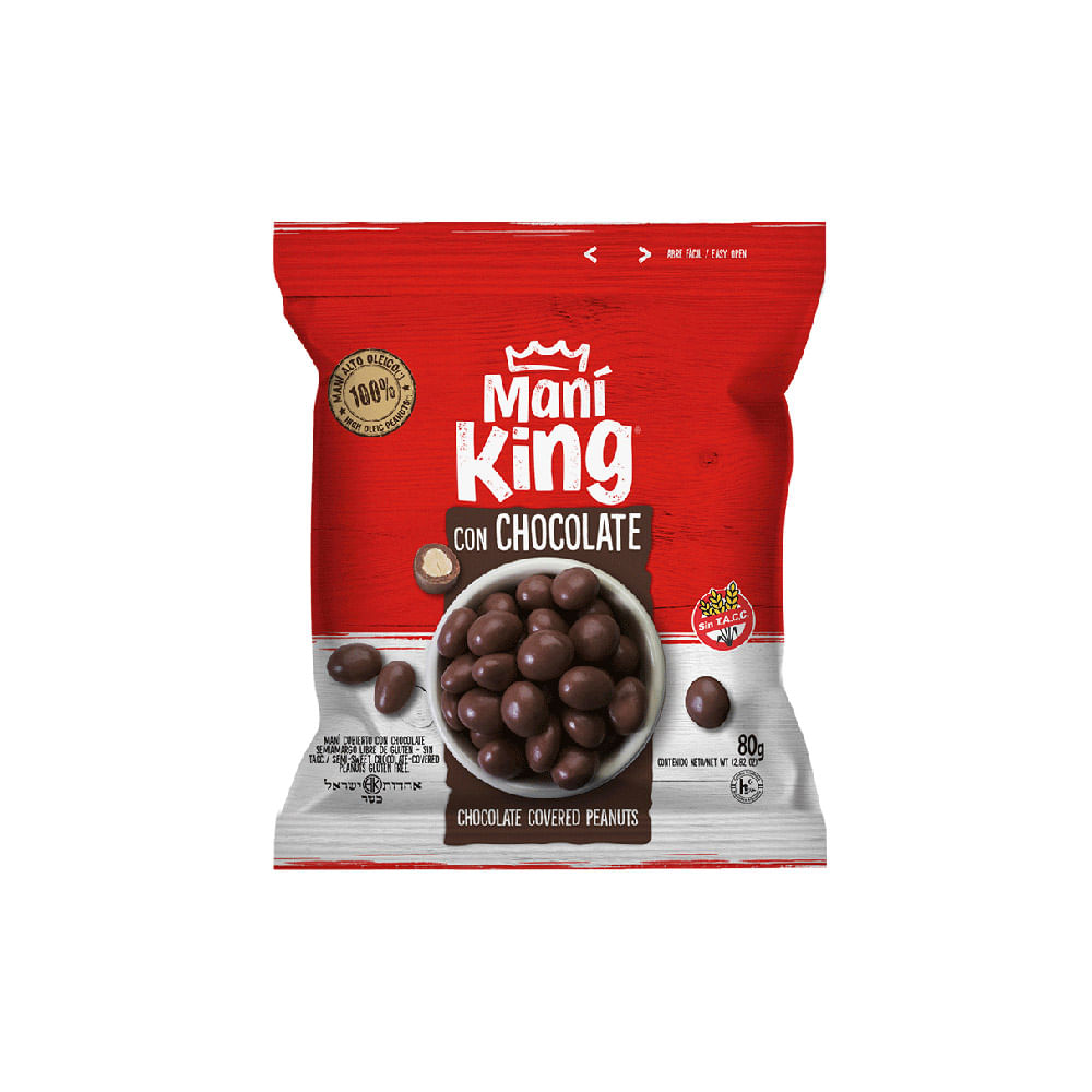 Maní Con Chocolate Mani King  80 Gr