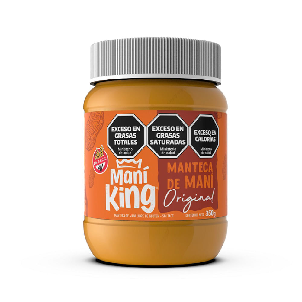 Mantequilla de Maní Sabor Original 350 Grs Mani King