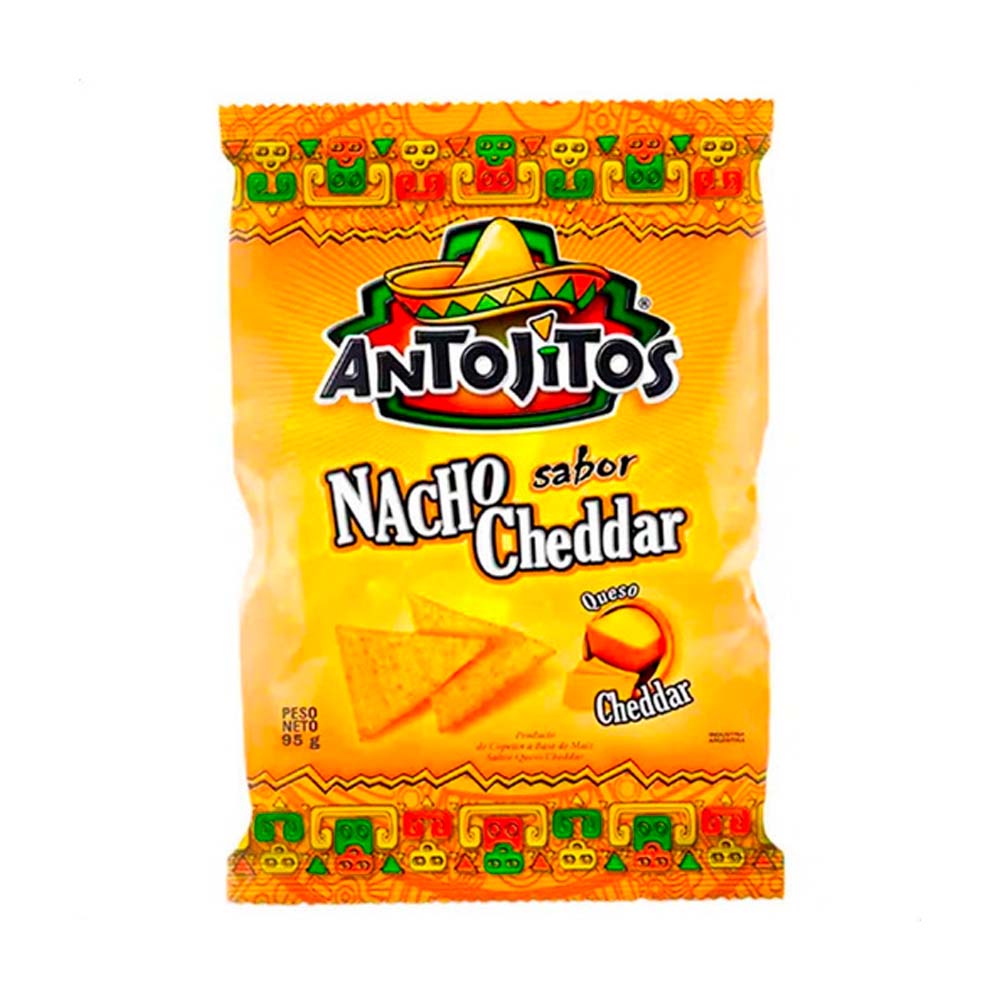 Nachos Antojitos Cheddar Paquete 95gr