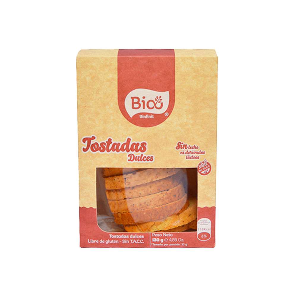 Tostadas Bio Dulces 130 Gr