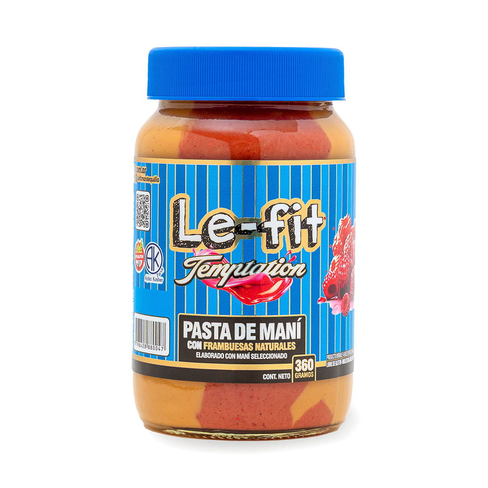 Pasta De Maní Temptation Frambuesa X 360 Grs Le-fit