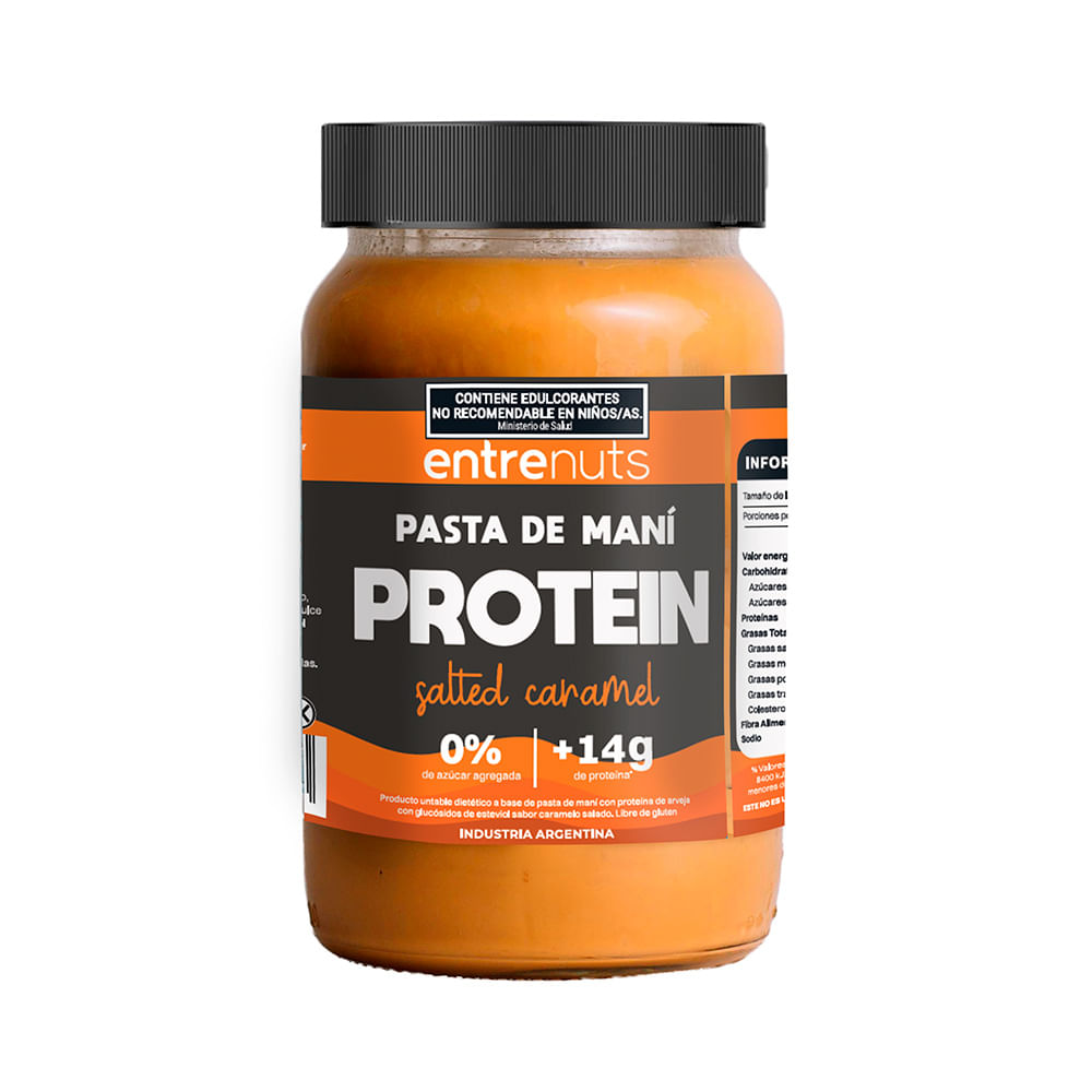 Pasta De Mani Protein Salted Caramel 370 Gr Entrenuts