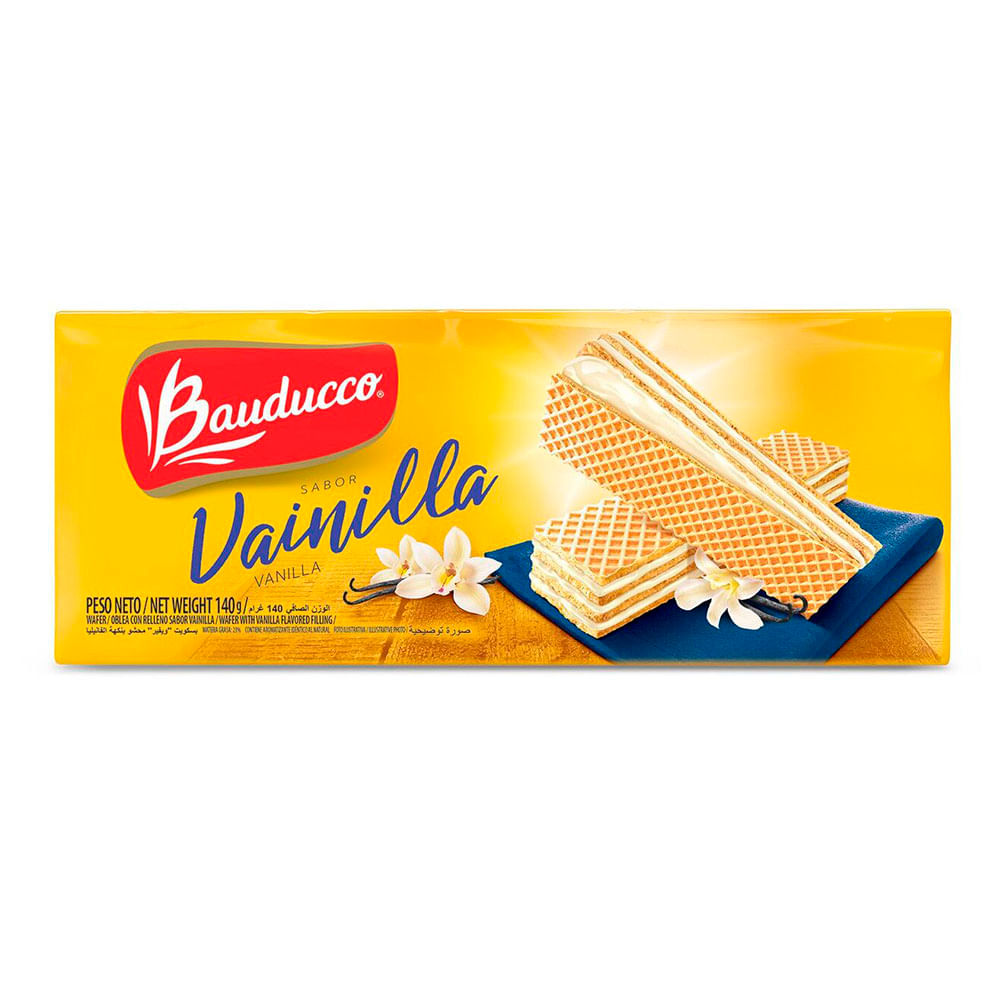 Galletitas Obleas Bauducco Vainilla 140 Gr