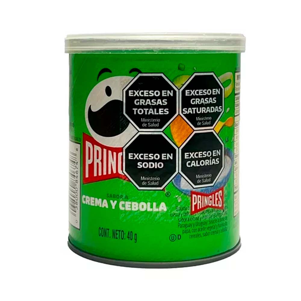 Papas Fritas Sabor Crema y Cebolla 39 Grs Pringles