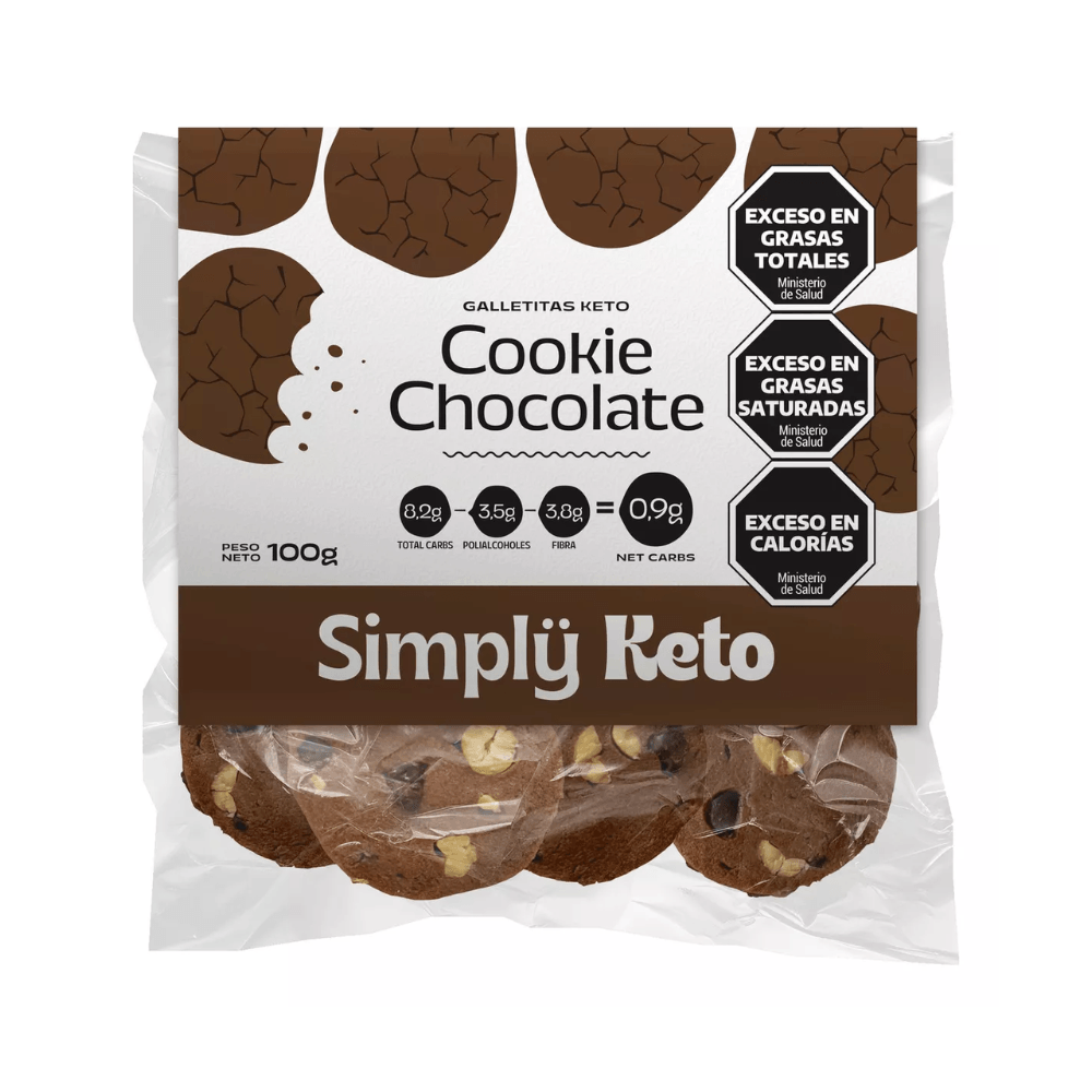 Cookie De Chocolate 100g Simply Keto