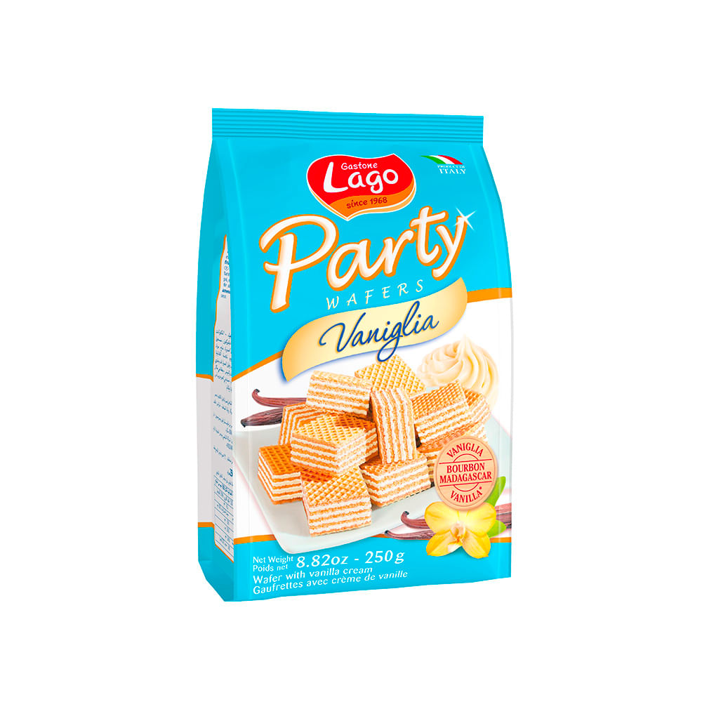Galletitas Oblea Sabor Vainilla 250 Grs Lago