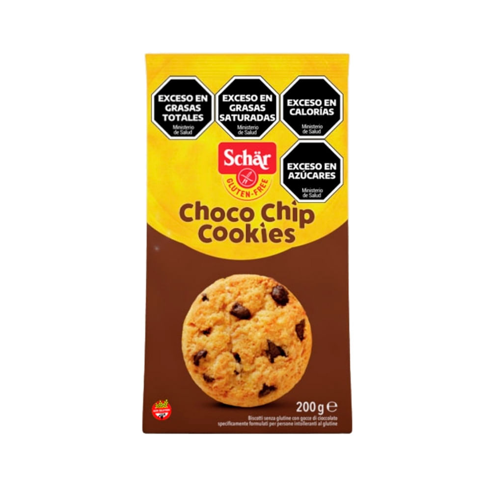 Galletitas Sabor Chispas de Chocolate 200 Grs Schar