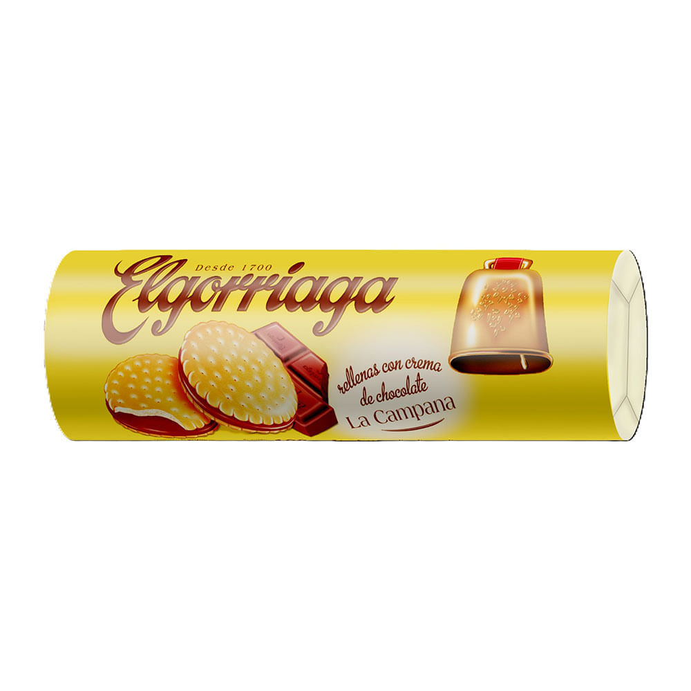 Galletitas Sabor crema de chocolate 180 Grs Elgorriaga