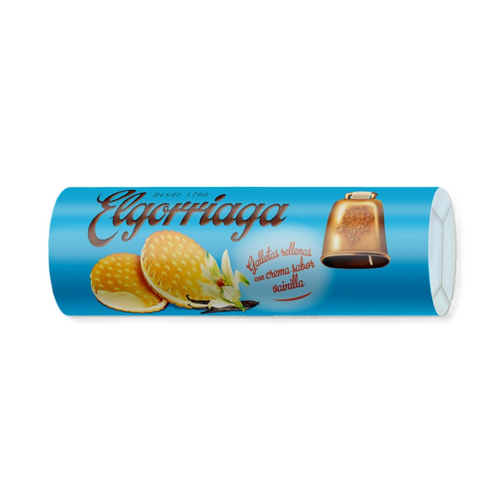 Galletitas Rellenas Sabor Vainilla 180 Grs Elgorriaga