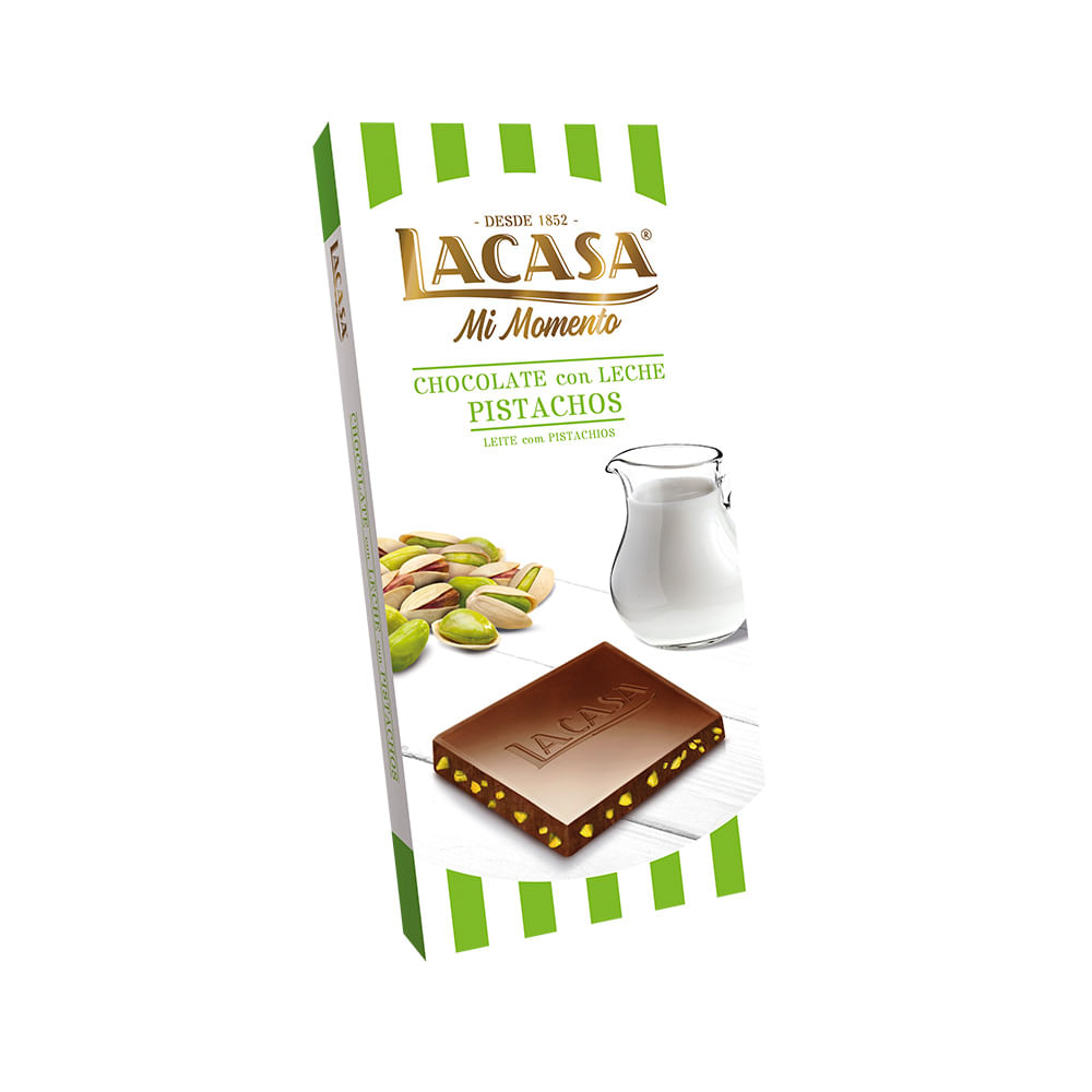 Chocolate La Casa Pistachos 90gr
