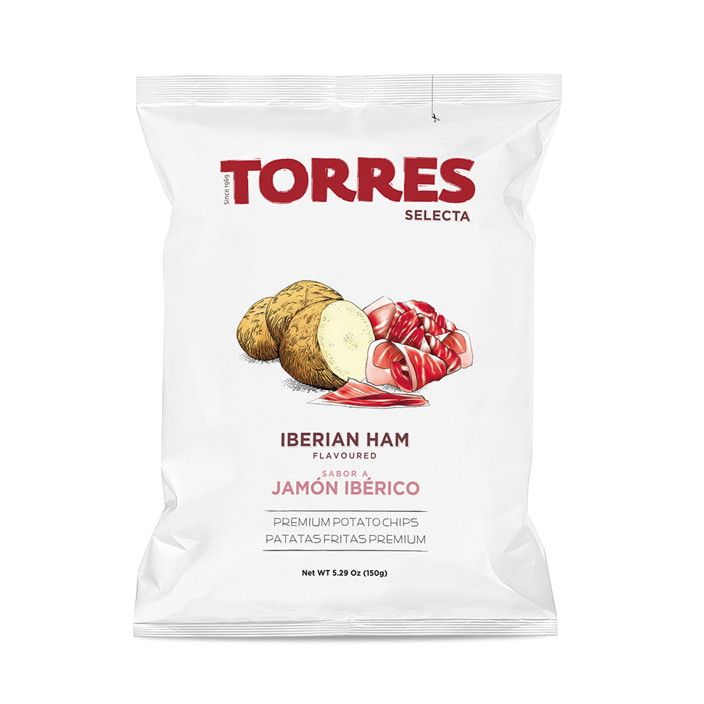 Papas Fritas Sabor Jamón Ibérico 150 Grs Torres