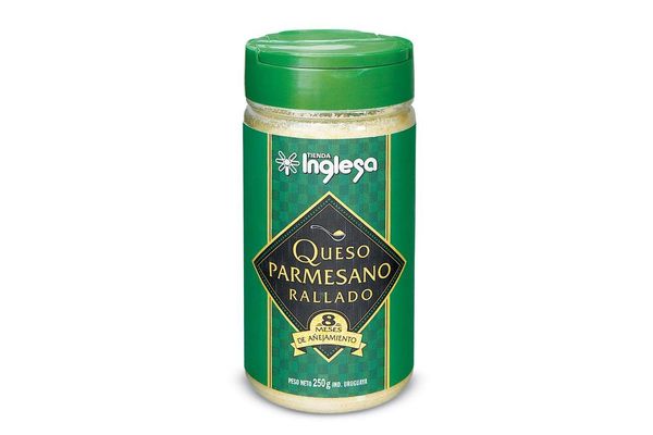 Queso Rallado Parmesano Tienda Inglesa 250 g