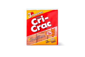 Galleta Cri Crac Tripack EL TRIGAL 460 g