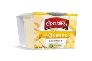 Salsa Cuatro Quesos LA ESPECIALISTA 200 g