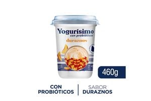 Yogur Natural de Durazno YOGURISIMO 460 g